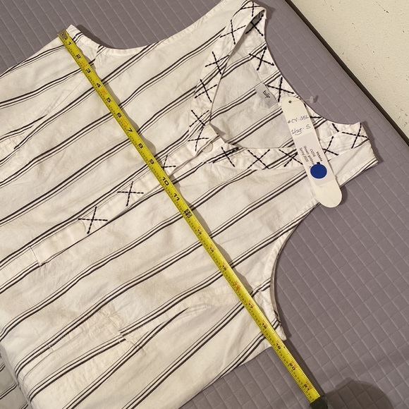 tulip clothing Victoria Dress in Goldman Stripe NWT sleeveless midi dress size S - Picture 9 of 10